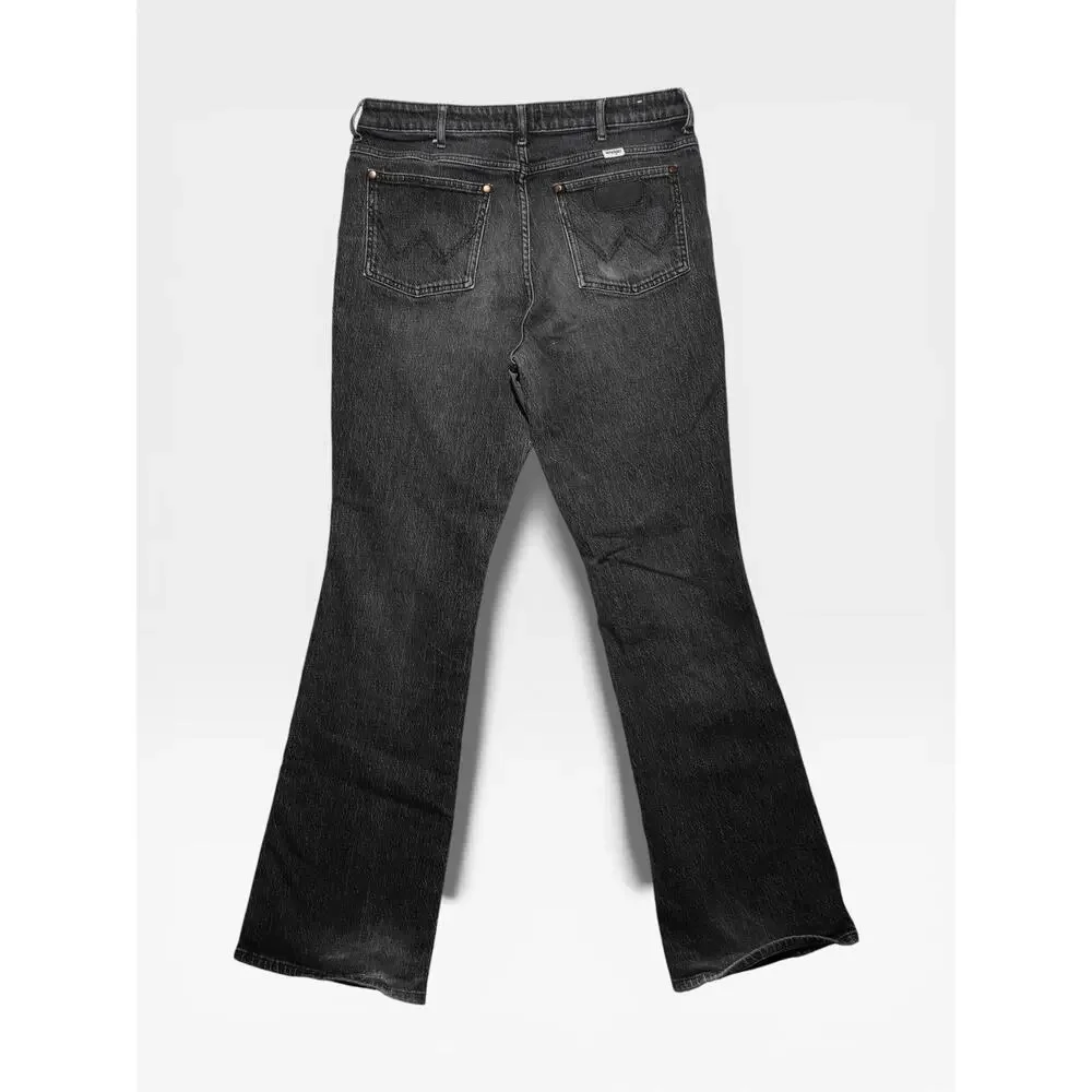 Wrangler Westward Night Ride Jeans Black W32 L34 High Rise‎ Bootcut Denim